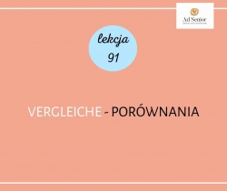 Lekcja 91 - Belibte Vergleiche – Popularne porównania 